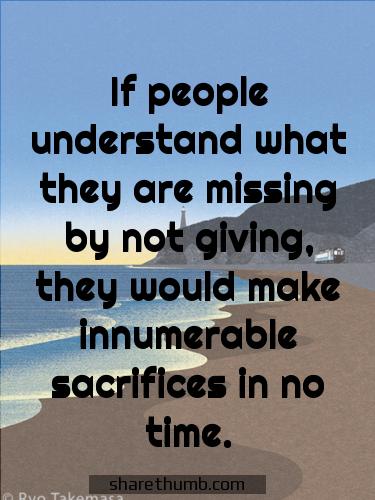 sacrifices quotes and sayings